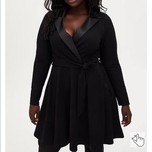 Torrid Tuxedo Skater Dress Size 18